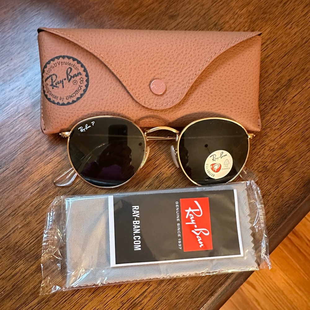 Ray Ban Round Metal green Classic G-15 Polarized